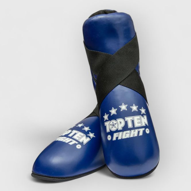 Main Image TOP TEN Fight foot protector - Rød/Blå